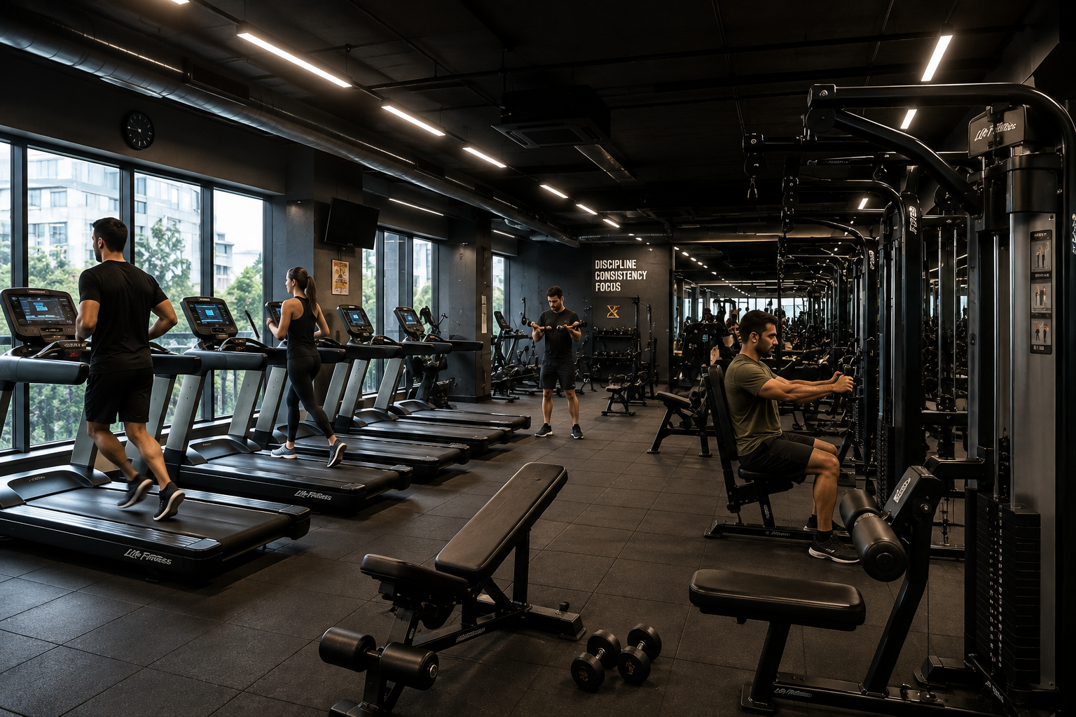 Gym interior